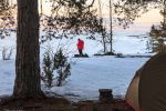 Наша стоянка в заливе Рятниеккалахти.