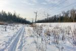 На лыжах от пл. Радищево до пл. Снегири.