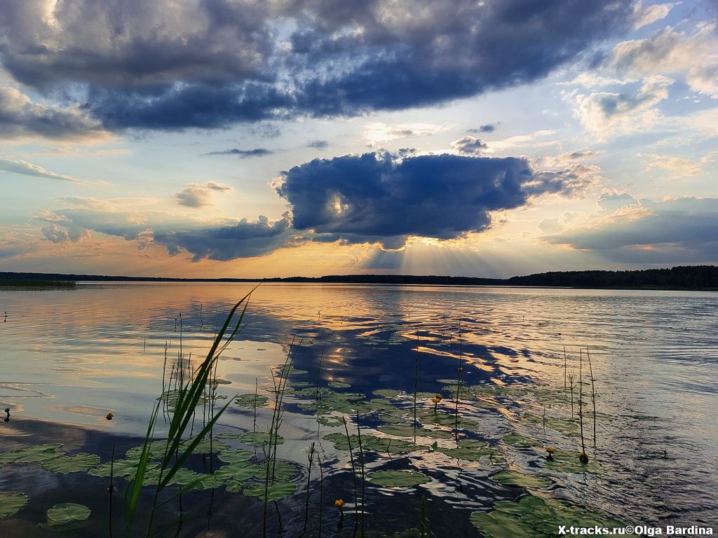 Закат на Вышневолоцком вдхр.