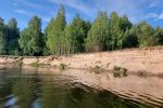 Ласточкины гнезда по берегам р. Цна (Тверская обл.)