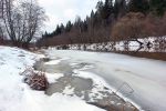 Река Протва зимой.
